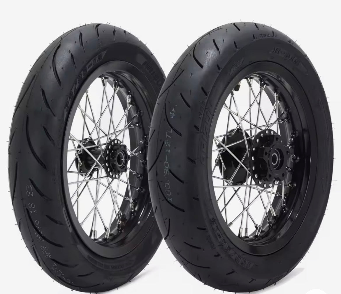 Supermoto wheel set for LBX